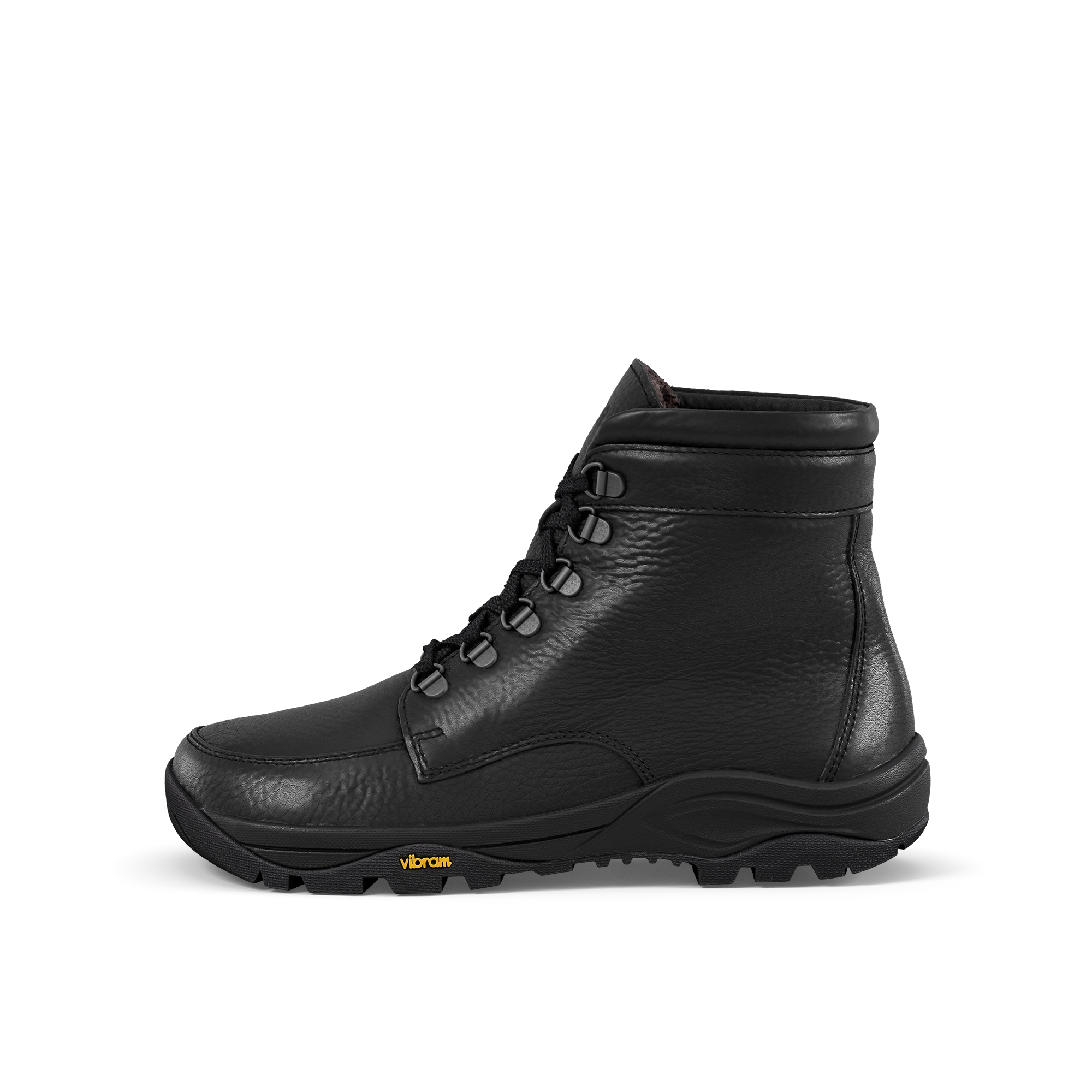 Men’s Handmade Leather Soft Nonslip Shoes Black Size 14/ EU 48 Fleece Lined Boot Tyler Leather Boot | Men main image 4