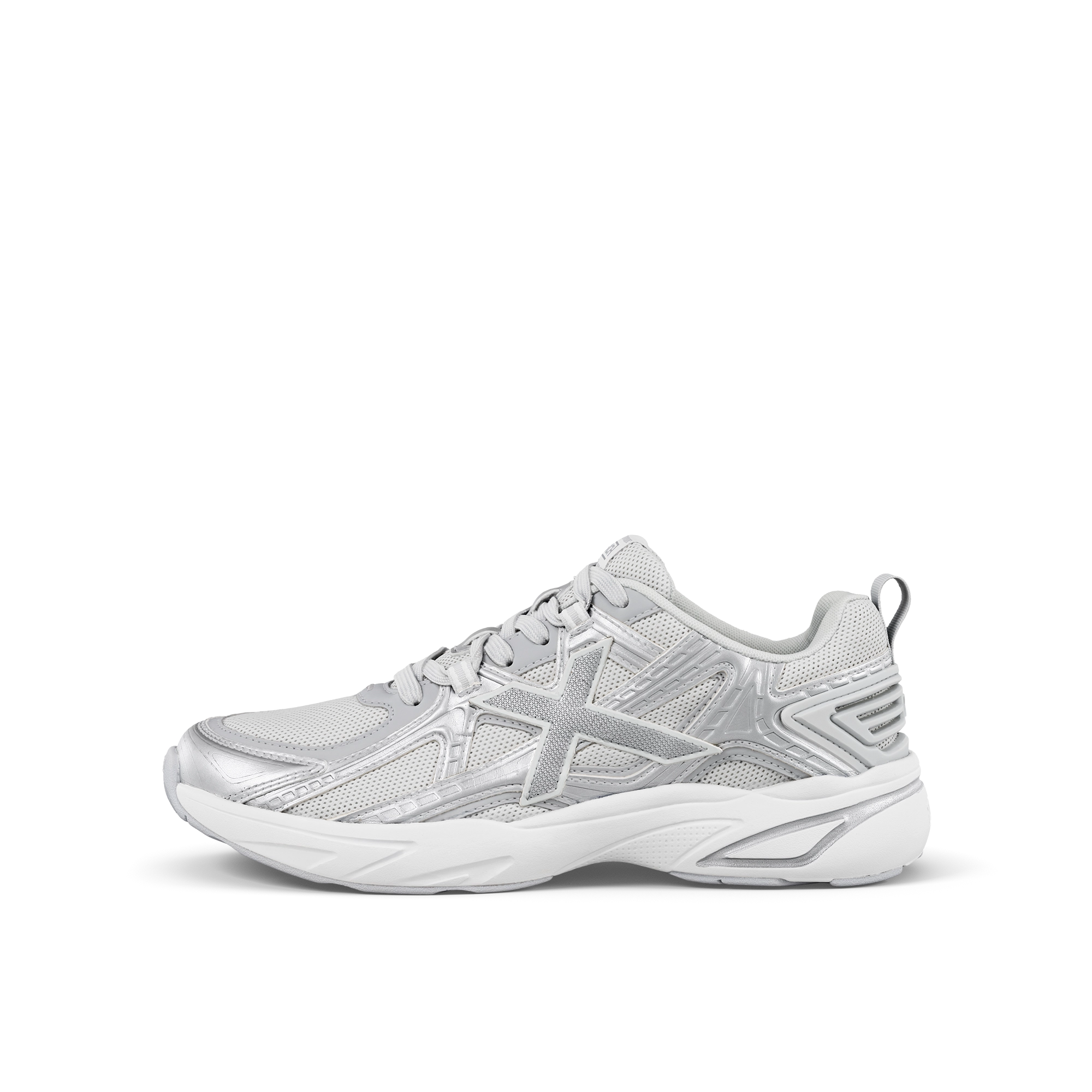 靴 manamisd Sneakers Retro Running Grey and Silver | MUNICH M2000 09