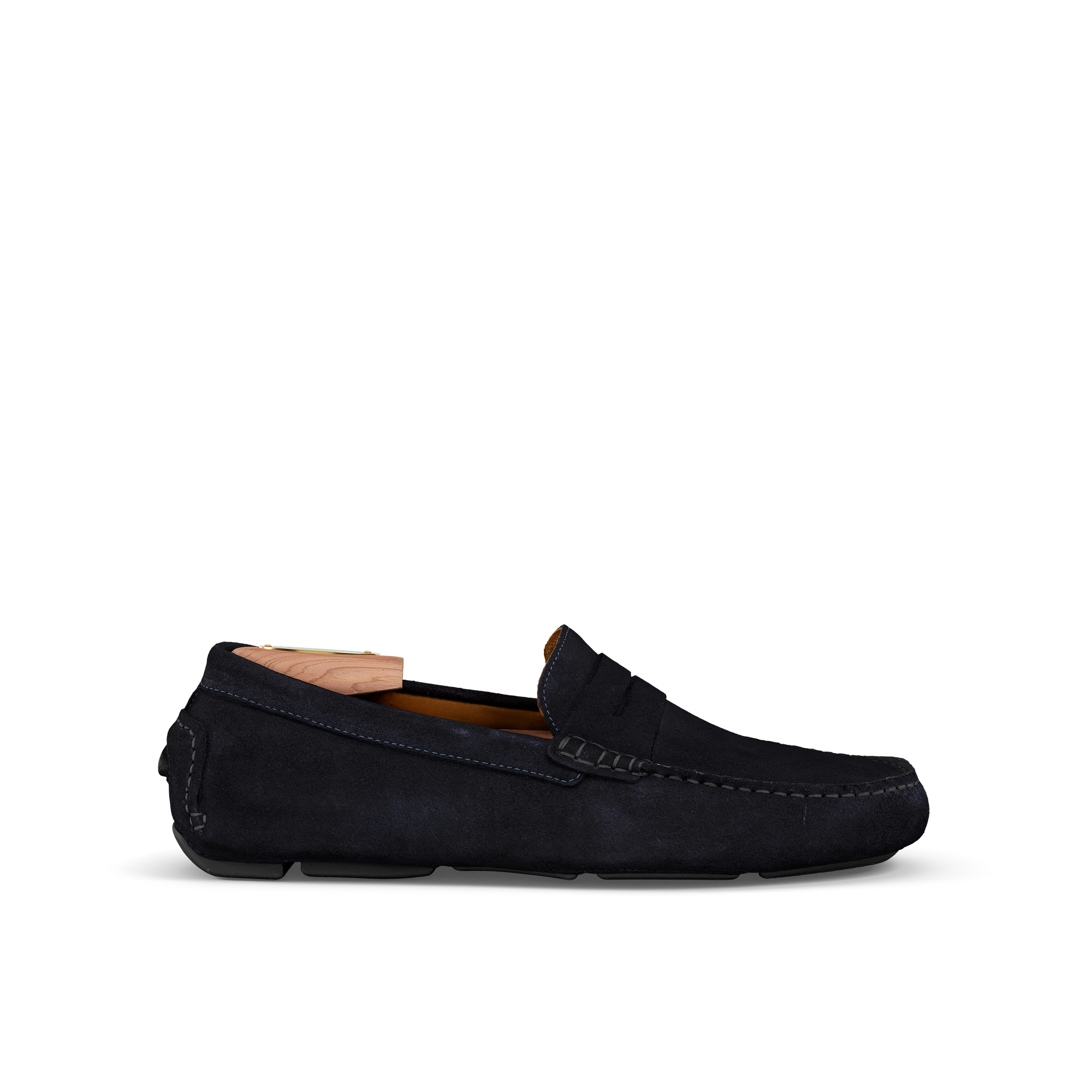 Capri Club Navy Suede Driving Moccasins EU 46 US 13 Made in Italy Pre-Owned Men main image 2