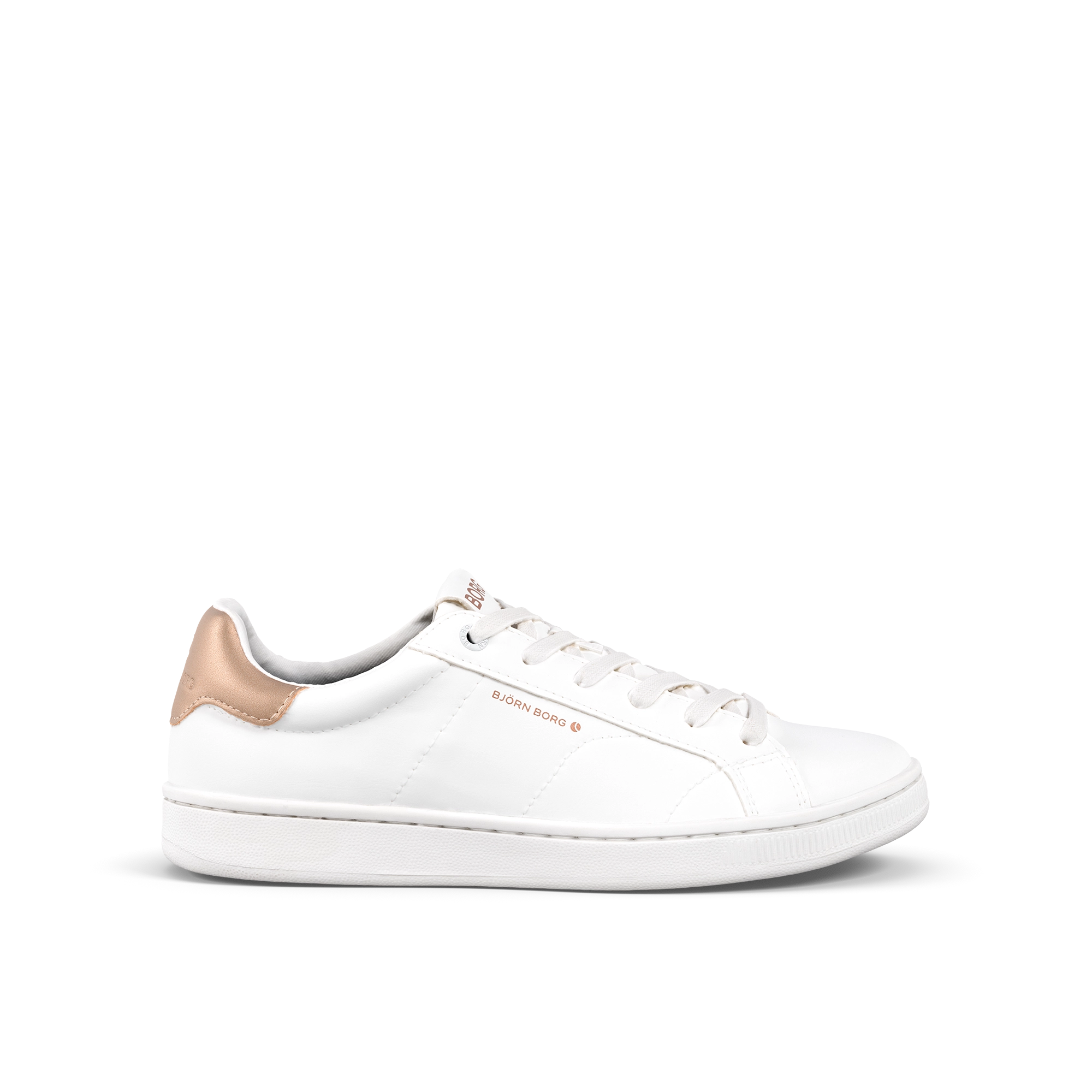 Women's Deuce Sneakers (T305) - White / Rose Gold | Björn Borg
